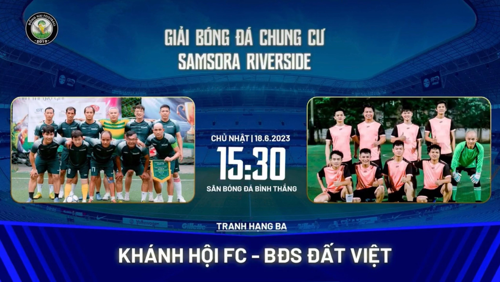 GIẢI BÓNG ĐÁ CHUNG CƯ SAMSORA RIVERSIDE LẦN THỨ 6 NĂM 2023